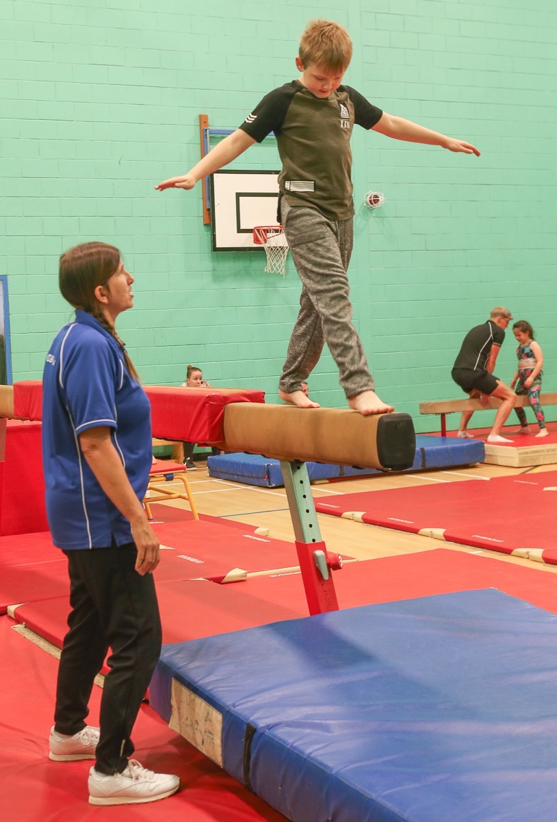 Gymnastics is one of the sports engaging kids in Fife