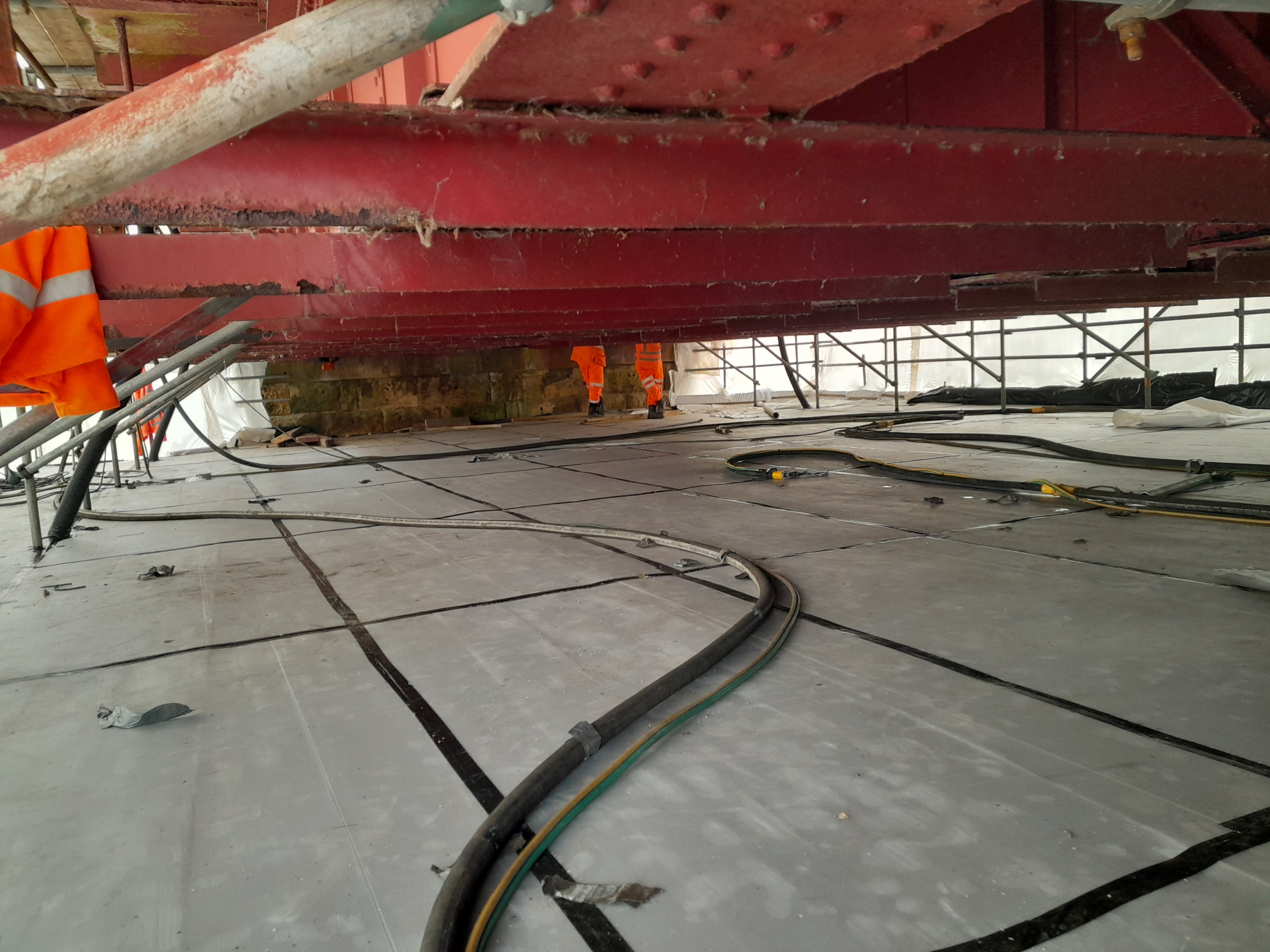 Steel repairs at Camps Viaduct