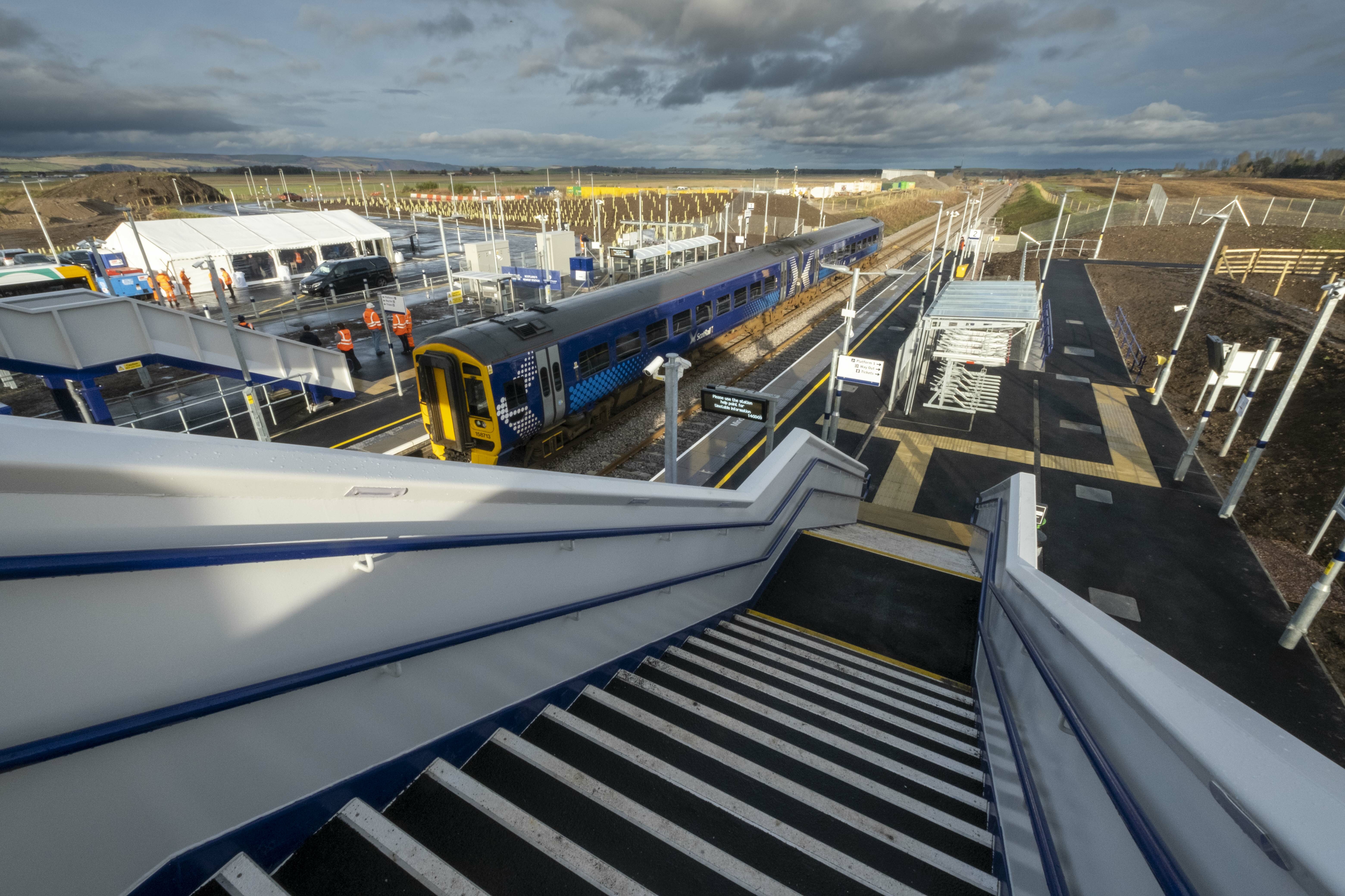 Inverness Airport station is open for passenger journeys