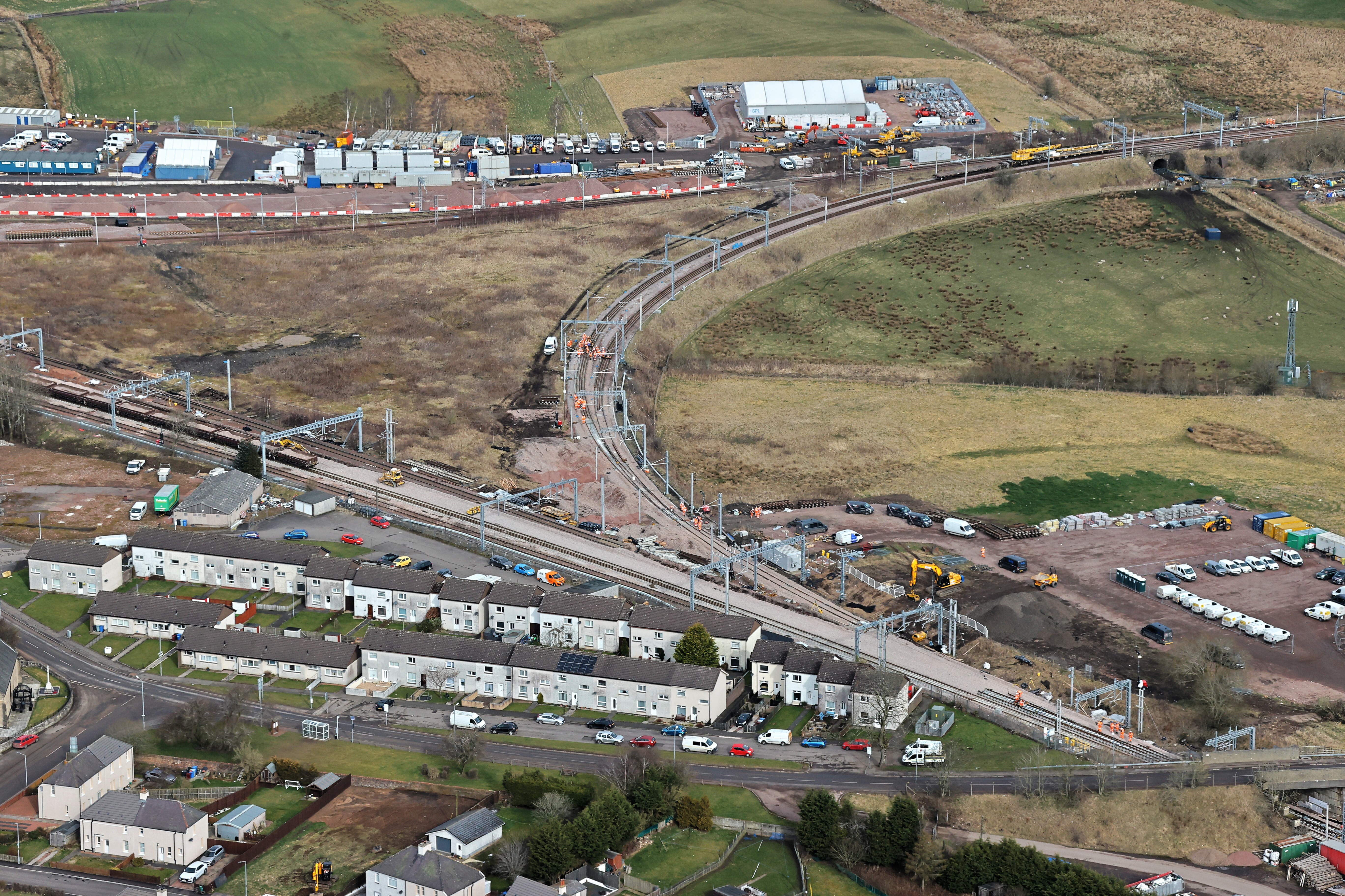 Carstairs South junction renewal nears completion