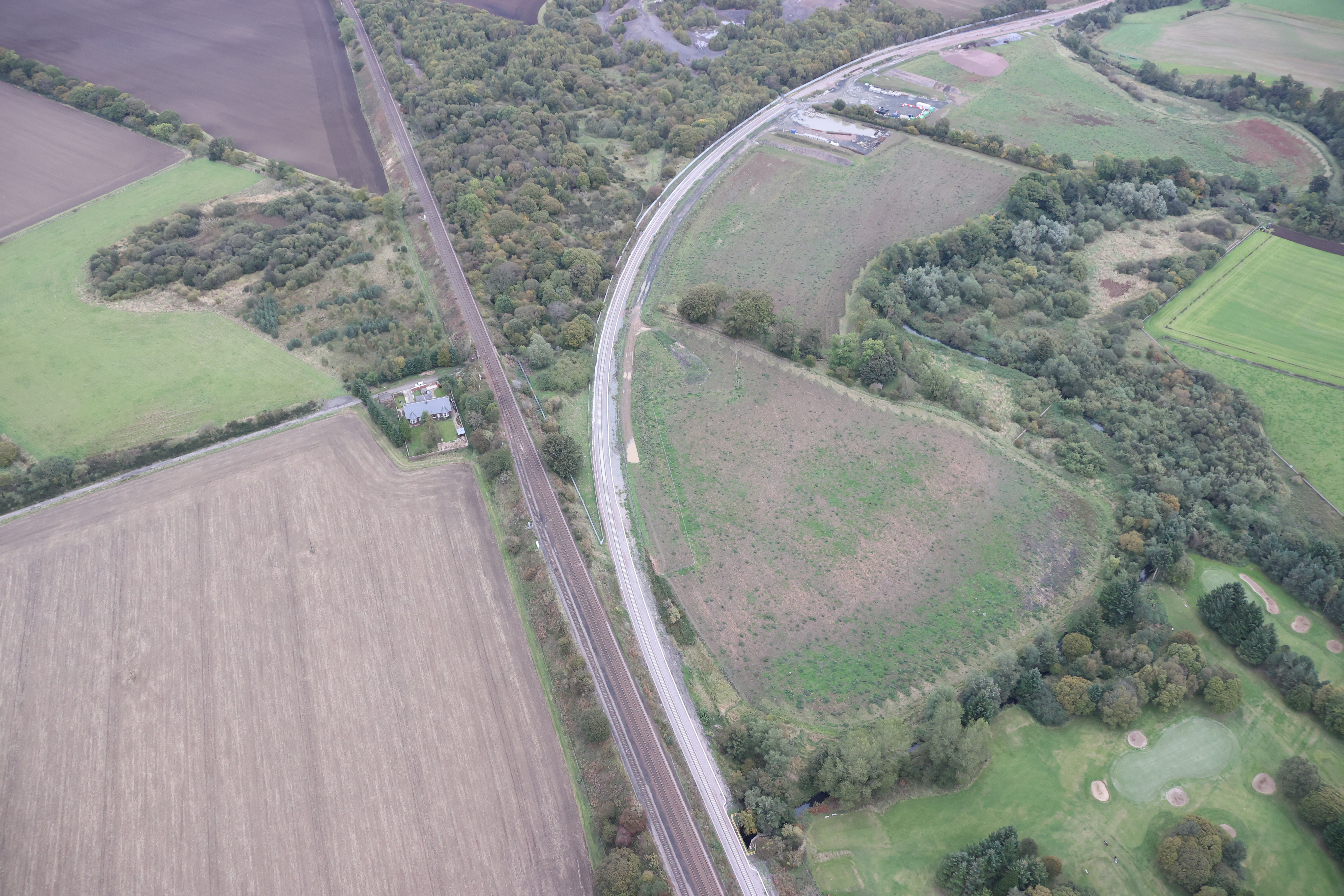 Thornton junction connects onto the new Levenmouth branch