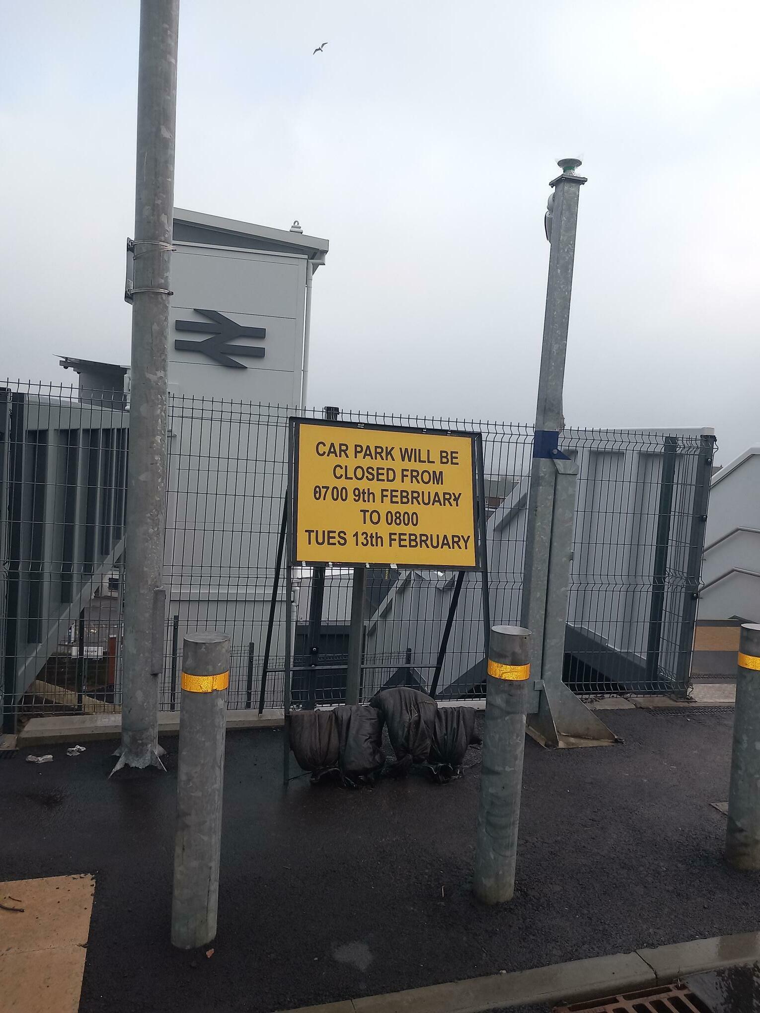 Port Glasgow station and car park closed in Feb for bridge removal
