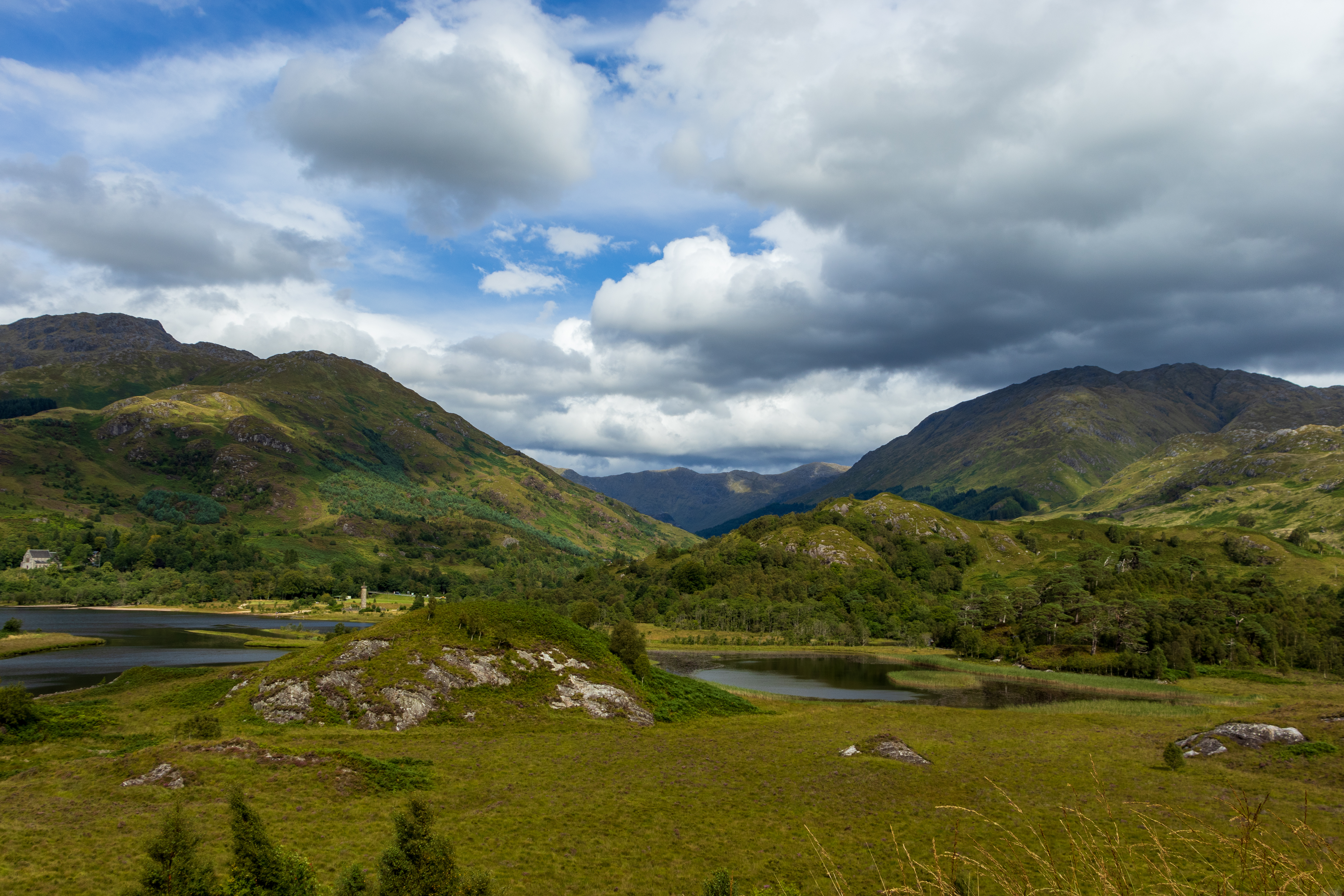 Photograph of view over area of Glenfinnan